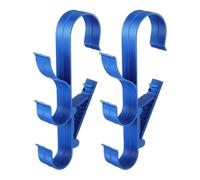 Pool Hooks Set, Swimming Storage Bracket, With Wall Mount Design, Suitable to Hold Cleaning Tools, Equipment Hanging Rack for Poolside Use, Nets Rods, Towels Rakes, 2 Pieces