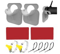 Pool Hose Clamps | 8,1 x 9,2 x 3,8 cm Pool Hose Support Bracket - Multi-usages Patio Lawn & Garden Supplies For Home Users Business Users Spa Maintenance Patio Lawn