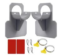 Pool Hose Holder, Swimming Hose Support Brackets, Garden Poolside Organization, Hook Stand Design, Easy Tube Attachment, Replacement Mount Tool for Deck, Backyard, 3.94x3.03 inches