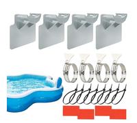 Pool Hose Support - Secure Holder, Versatile Stable Mount, Durable Tape-Ready Bracket | Ideal For Efficient Water Flow, Prevent Sagging, Maintenance, Garden Repairs, Outdoor, Backyard, Swimming Pool