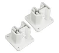 Pool Ladder Flanges, Deck Mount Brackets, Resin Support Base, Heavy Duty Rail Fitting, for Swimming Pool Stability Railing Kayak Ground Garden Lawn Wedding Installation Replacement Hardware 2.48cm