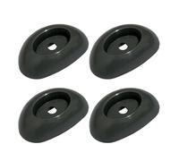 Pool Leg End Caps - Frame Replacement Part, Support Bracket | Weatherproof Heavy Duty Vertical Tube Protector, Stable Ground Base Hardware Accessory for Swimming Pool