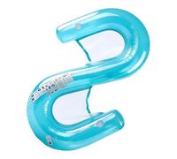 Pool Lounger - Floating Bed | Foldable Double-Person Backrest Floating Raft | Sunbathing Lounger with Backrest, Suitable for Swimming Pools Lakes and Rivers