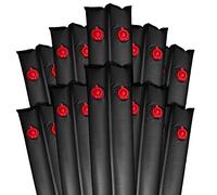 Pool Mate 1-3809-BLK-10A Lot de 10 Sacs à Eau pour bâche de Piscine, 2,4 m, Double Chambre, Noir, Calibre 16