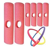 Pool Noodle Connector Set - Foam Tube Linking Clips for Floating Water Toy Structures | Joint Attachments for DIY Pool Games Rafts and Swim Training Play Equipment Assembly Use