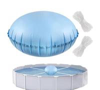 Pool Pillow - Ground Pool Inflatable Winter Pools Pillow | 4x4 Ft, Thickened, with Rope and Repair Tape, for Swimming Lake River Tubing | PVC Winter Pools Cover Support
