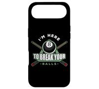 Pool Playing I'm Here to Break Balls Pool Player Billard Coque pour iPhone Air