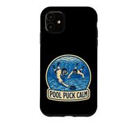 Pool Puck Calm Hockey Subaquatique Palet Équipe Coque pour iPhone 11