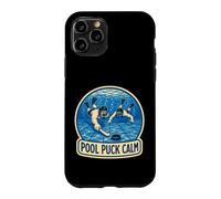 Pool Puck Calm Hockey Subaquatique Palet Équipe Coque pour iPhone 11 Pro