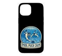Pool Puck Calm Hockey Subaquatique Palet Équipe Coque pour iPhone 15