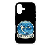 Pool Puck Calm Hockey Subaquatique Palet Équipe Coque pour iPhone 17