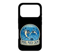 Pool Puck Calm Hockey Subaquatique Palet Équipe Coque pour iPhone 17 Pro