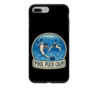 Pool Puck Calm Hockey Subaquatique Palet Équipe Coque pour iPhone 7 Plus/8 Plus