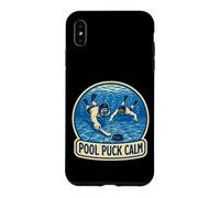Pool Puck Calm Hockey Subaquatique Palet Équipe Coque pour iPhone XS Max