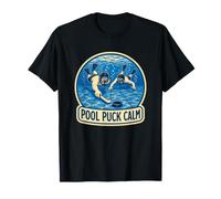 Pool Puck Calm Hockey Subaquatique Palet Équipe T-Shirt