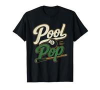 Pool Requin du Billard Papi Grand Père Billardiste Joueur De T-Shirt