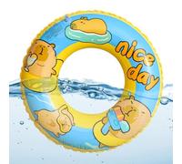 Pool Ring Float | Cartoon Capybara Leak-Proof PVC | Inflatable swimRing |This Inflatable swimTube Features A Cartoon Capybara Design, Perfect for Kids. Made of Durable PVC, This swimTube Offers Buo