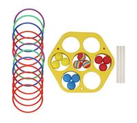 Pool Ring Throw Game Toy Eva Foam Balls Hexagonal Circle for Water Sports Outdoor Party