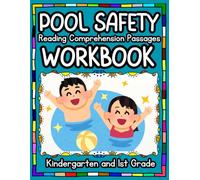Pool safety: Reading Comprehension Passages and Questions Workbook for Kindergarten-1st grade