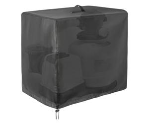 Pool Sand Filter Cover, Oxford Fabric Dust Protector with Adjustable Drawstring, Waterproof UV-Resistant Shield for Lawn Patio Backyard Garden Courtyard Swimming Pool Pump Use