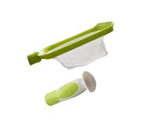 Pool Scoop Net with Detachable Handle - Fine Mesh Skimmer, Efficient Outdoor Water Cleaning Accessory for Swimming Pool, Spa, Pond, Hot Tub, Aquarium, Backyard Fountain, Garden Lake, Patio Maintenance