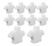 Pool Scum Absorber, Hot Tub Cleaner, 4.53x1.18in Turtle Shaped Soak Filter, 10 Piece Absorbing Scrubber Set, Reusable Foam Skimmer Pad for Lawn Spa, Swimming, Outdoor, Garden