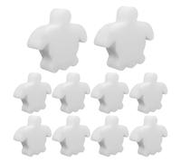 Pool Scum Absorber - Hot Tub Scum Remover, 10 Piece Turtle Scrubber Cleaner, Absorbing Filter Soak Tool, Skimmer Accessory for Details, Swimming Spa Lawn Outdoor Garden Use