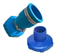 Pool Skimmer Hose Adapters, Plumbing Connector Replacement, ABS Pool Hose Adapter Cleaners, Secure Leak Connection, Compatible with Most Pools, 5x3.5inches