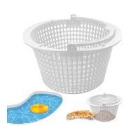 Pool Strainer Basket, Floating Leaf Skimmer, Debris Collection Tool, Handle-Equipped Design, Durable Mesh Filter, Ideal For Cleaning Pools, Ponds, Hot Tubs, And Outdoor Water Surfaces