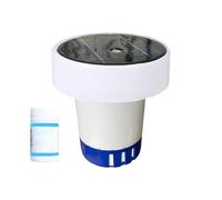 Pool Tablet Floater - Solar Floating Chlorinator Device, Automatic Dispensing Grip Comfort, Compact Frame Organizer Balance, Tool Functional Styling, Supplies for Hot Tub, Fountain, Outdoor