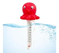 Pool Temperature Gauge - ABS Floating Duck Octopus Thermometer With String, Large Easy Read Water Temperature Meter | Fun Pool Accessory For Spa Hot Tub Aquarium Pond Lake Backyard Use