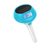 Pool Temperature Gauge | Digital Solar Powered | LCD Pool Water Temperature,for Outdoor Indoor Garden Patio Spa Hot Tub Pond Bathtub Summer Camping