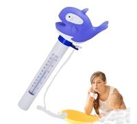 Pool Temperature Gauge - Flottant Easy Read Waterproof Gauge Meter, Bathtub Accessories with String Easy Read Monitor for Kids Boys Girls Swimming | Hot Tub Temperature Check, Kiddie Pool Safety