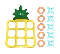 Pool Toss Game Set, Inflatable Toys for Pool Games, Toss Set Water Floats, Pineapple Shape Chess Board, Swimming Pool Toys for Kids, Fun Pool Game for Adults, Inflatable Toss Game for Summer,