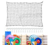 Pool Toy Nets - Large Elastic Mesh Storage Racks, Windproof Poolside Bags