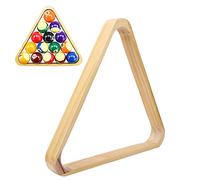 Pool Triangle Rack, Porte-Galets de Triangle Professionnel en Bois, Porte-greffe de Rhombus Snooker Billes de Snooker pour Table de Billard pour Table de Billard (Style américain)