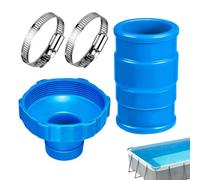 Pool Vacuum Hose Adapter Kit Compatible With Adapter B | ABS Pools Skimmer Hose Connection, For Ground Swimming Pools Vacuum Skimmer Small Strainer