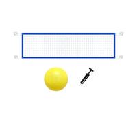 Pool Volleyball Net - 15ft Portable Volleyball Set | Polyester Volleyballs Net - Adjustable Heavy Duty Pool Volleyballs Replacement for Backyard Beach Garden Lawn Court Parties Family Games