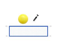 Pool Volleyball Net - 15ft Portable Volleyball Set | Polyester Volleyballs Net - Adjustable Heavy Duty Pool Volleyballs Replacement for Backyard Beach Garden Lawn Court Parties Family Games