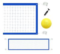 Pool Volleyball Net - Secure Buckle Fastening, 15x3 Feet 940 Grams Recreational Web, Outdoor Beach Athletics Boundary, Durable Pool Volleyball Net | Kits for Boys & Girls