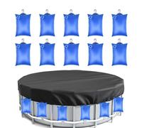 Pool Water Bags - Heavy Duty Leakproof Cover Fasteners, Over Ground Swimmin