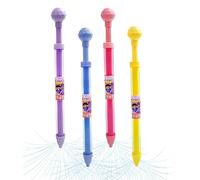Pool Water Squirter - 4 Piece Portable Set, Standard Size with Easy Grip, Compact Lightweight Material, Summer Outdoor Splash Toy, for Kids Ages 4-12 Summer Party Garden