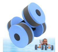 Pool Weights Water Fitness Barbells, 2-Piece Aerobics Workout Equipment