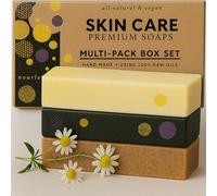 Poola & Bloom Mer Coffret Savon Homme Savons Artisanal Savonnettes Cadeau