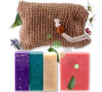 Poola & Bloom Soin hydratant pour peaux sensibles - Formule bio et naturelle tous, Nettoie en profondeur avec douceur, Savon doux tout le corps, Huiles essentielles naturelles