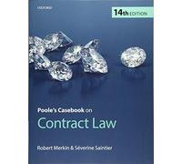 Poole's Casebook on Contract Law