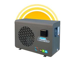 POOLEX - PC-SLP070 Silverline 70 - Pompe à Chaleur Piscine Silencieuse et Économique - Tous Types de Piscines - Compresseur Hautes Performances - 7kW - Volume du Bassin de 30 à 40m3