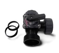 Poolex Vanne d'arrêt 3 voies à visser Ø 50 mm – Compatible Intex/Bestway