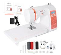 Poolin EOC02 Machine à coudre informatisée complète avec 200 points, 2,1 m, écran LCD, table large, machine à coudre pour débutants