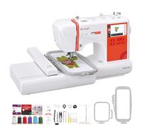 Poolin EOC03 embroidery machine - Machine à broder électronique - Écran tactile LCD 4.3″, cadres 10×10 cm et 10×23,5 cm, import de motifs USB/Wi-Fi, idéale débutants et experts